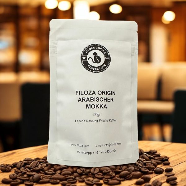 Filoza Origin Arabischer Mokka Kaffee 100gr Fein Gemahlen – Bild 2