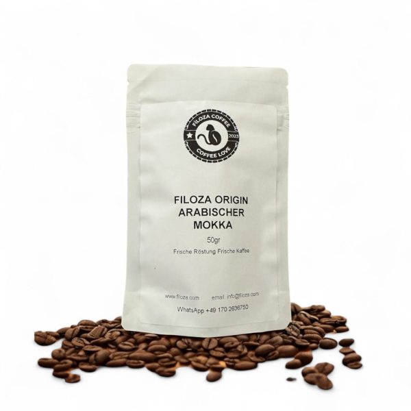 Filoza Origin Arabischer Mokka Kaffee 100gr Fein Gemahlen