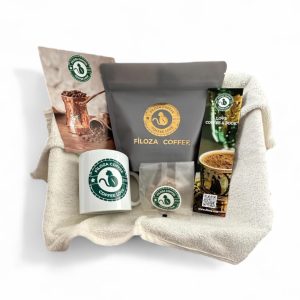 FILOZA Kaffee Geschenkset 300ml 1x Porzellan Tassen
